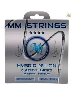 Cuerdas MM Strings Hybrid Nylon para guitarra clásica y flamenca