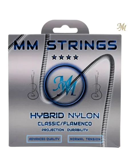 Cuerdas MM Strings Hybrid Nylon para guitarra clásica y flamenca