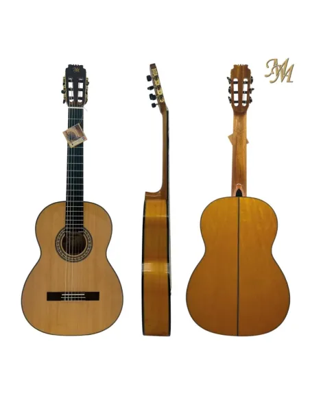 Guitarra flamenca Modesto Malla Chata Natural con previo Joyo