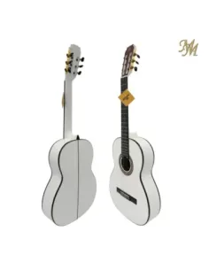 Guitarra flamenca Modesto Malla Chata Blanca