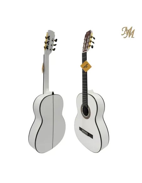 Guitarra flamenca Modesto Malla Chata Blanca