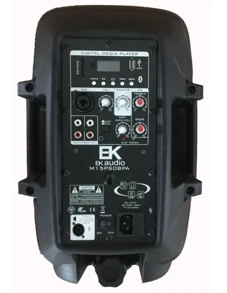 Columna activa EK Audio M15PS08PA 320 W con Bluetooth