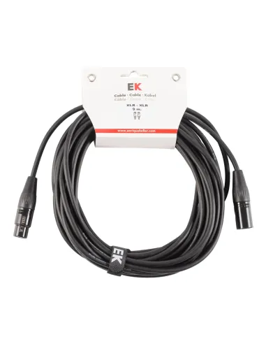 Cable XLR Neutrik 9 m EK Audio NXX0019