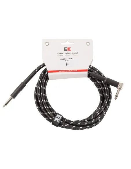 Cable guitarra jack-jack 6 m trenzado EK Audio