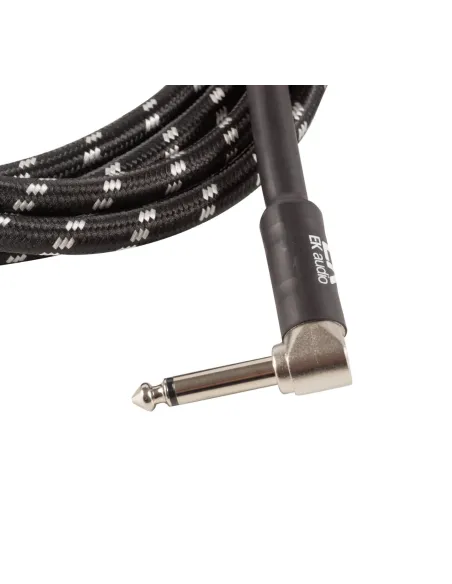 Cable guitarra jack-jack 6 m trenzado EK Audio