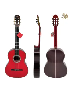 Guitarra flamenca Modesto Malla Morena roja con S1 MAX PRO