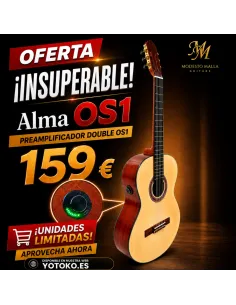 Guitarra clásica Modesto Malla Alma con previo OS1
